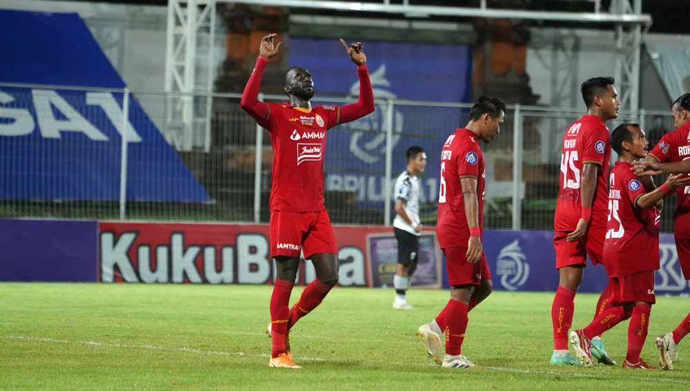 Selebrasi gelandang Persija Jakarta, Makan Konate. Foto: Khairul Imam/Persija