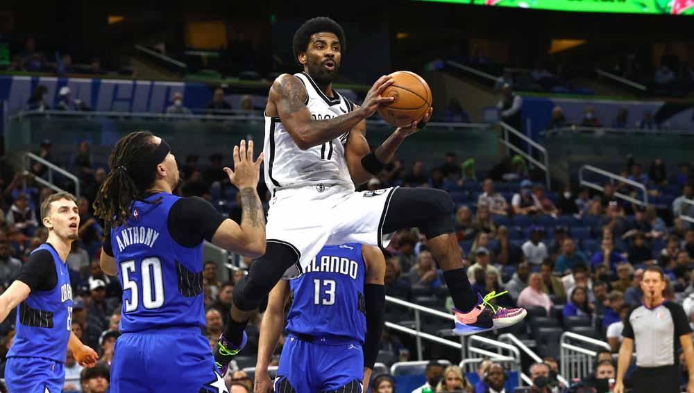 Laga MBA antara Brooklyn Nets vs Orlando Magic. Foto: Reuters/Kim Klement - INDOSPORT