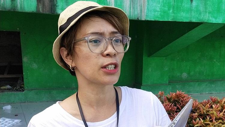 Manajer Karo United FC, Yosephine Natalitha Sembiring.