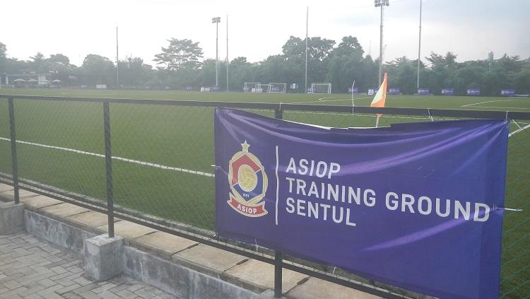 Potret salah satu lapangan berstandar FIFA di ATG Sentul yang biasa dipakai latihan oleh ASIOP kategori usia U-13, U-14, U-15, dan U-16.