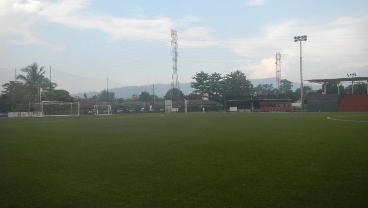 Potret salah satu lapangan berstandar FIFA di ATG Sentul yang biasa dipakai latihan oleh ASIOP kategori usia U-8, U-10, U-11, dan U-12.