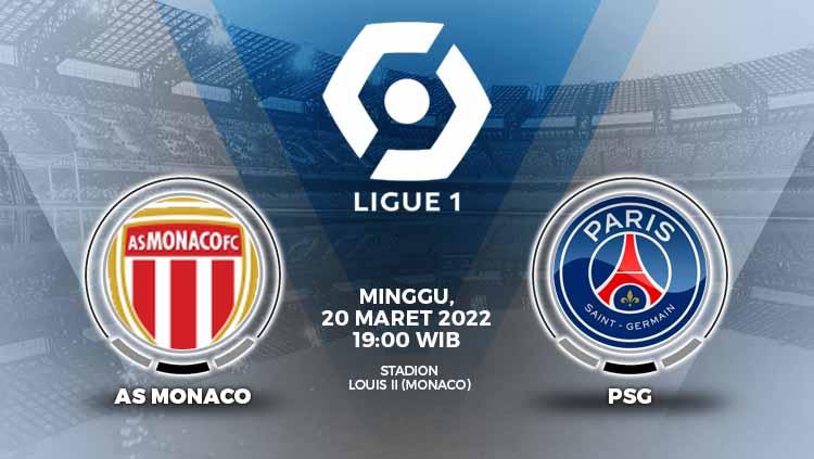 Berikut prediksi pertandingan AS Monaco vs Paris Saint-Germain (PSG) pada pekan ke-29 Liga Prancis.