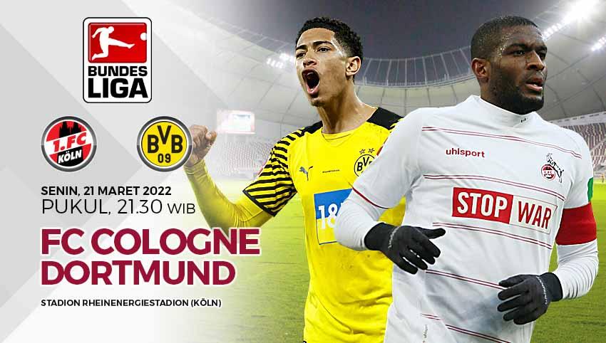 Berikut link live streaming pertandingan Liga Jerman antara Koln Vs Borussia Dortmund pada Senin (21/03/22) dini hari WIB - INDOSPORT