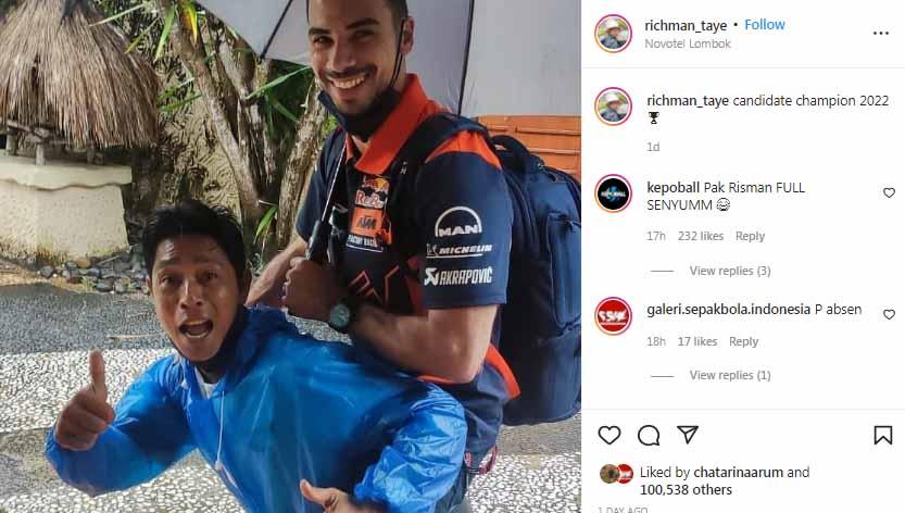Gelaran MotoGP Mandalika 2022 telah menarik atensi publik, tak hanya Tanah Air namun publik mancanegara juga turut menyotori kejadian yang berlangsung khususnya di luar balapan seperti yang dilakukan oleh Risman.