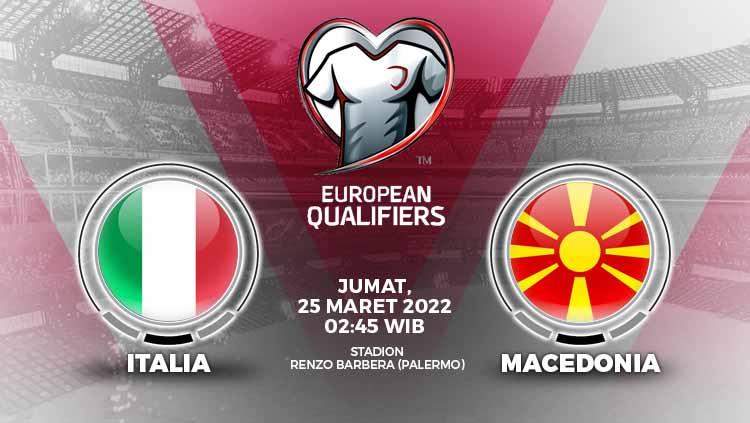 Pertandingan antara Italia vs FYR Macedonia (Kualifikasi PD Eropa).