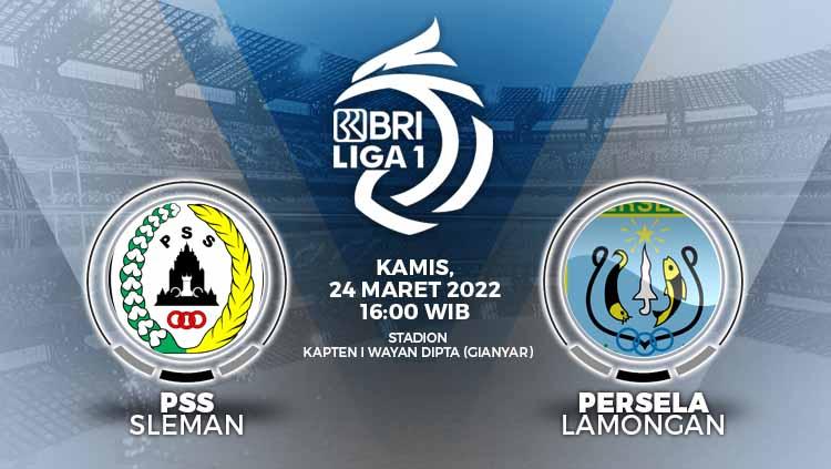 Prediksi pertandingan Liga 1 2021-2022 antara PSS Sleman vs Persela Lamongan. - INDOSPORT