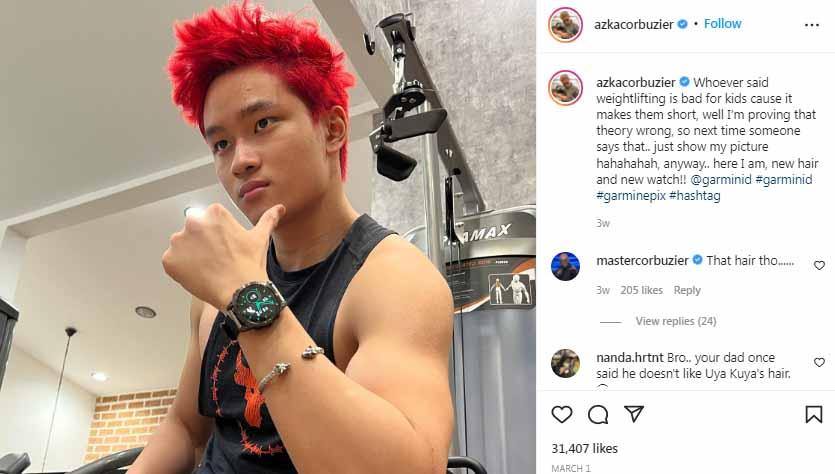 Azka Corbuzier. Foto: Instagram@azkacorbuzier - INDOSPORT