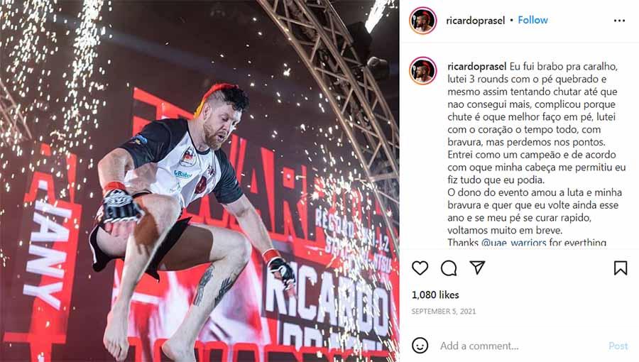 Mengenal Ricardo Prasel, mantan penjaga gawang Chelsea yang kini beralih profesi ke arena tarung serta menjadi jagoan MMA. Foto: Instagram@ricardoprasel