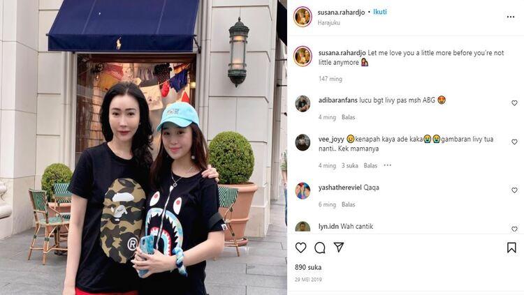 Ada kejadian menarik ketika Susana Rahardjo, mengaku tak tahu jika anak perempuannya, Livy Renata, viral di media sosial dan terkenal di Tanah Air.