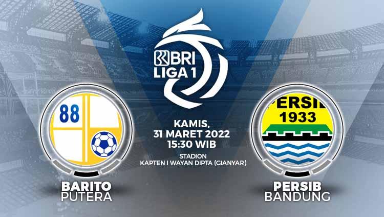 Pertandingan antara Barito Putera vs Persib Bandung (BRI Liga 1). - INDOSPORT