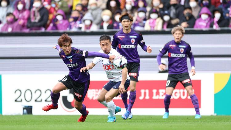 Pengaruh J.League sangat terasa dalam aroma timnas Jepang yang berhasil memastikan diri lolos ke Piala Dunia 2022. - INDOSPORT