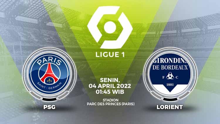 Berikut ini prediksi pertandingan Liga Prancis pekan ke-30 antara Paris Saint-Germain vs Lorient yang akan berlangsung hari Senin (04/04/22) dini hari WIB. - INDOSPORT
