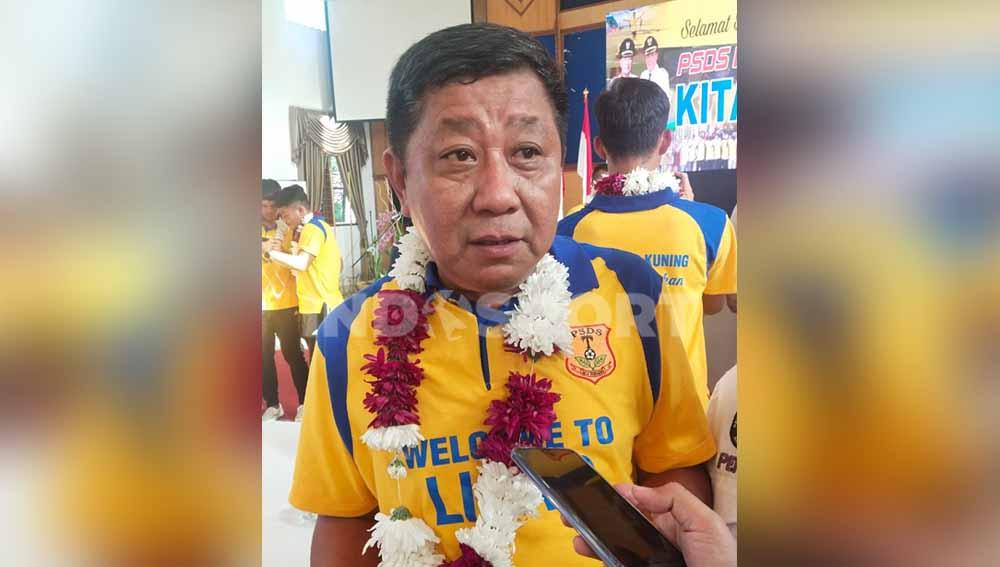 Manajer PSDS, Herman Sagita. Foto: Aldi Aulia Anwar/INDOSPORT.COM