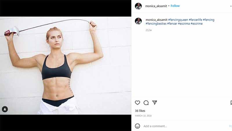 Atlet anggar Amerika Serikat yang miliki kisah hidup bak drama Korea (drakor), Monica Aksamit, curi perhatian netizen saat tampil pakai gaun seksi dalam pesta.