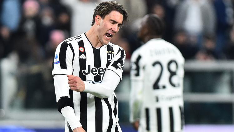 Penyerang Juventus, Dusan Vlahovic Foto: REUTERS-Massimo Pinca - INDOSPORT