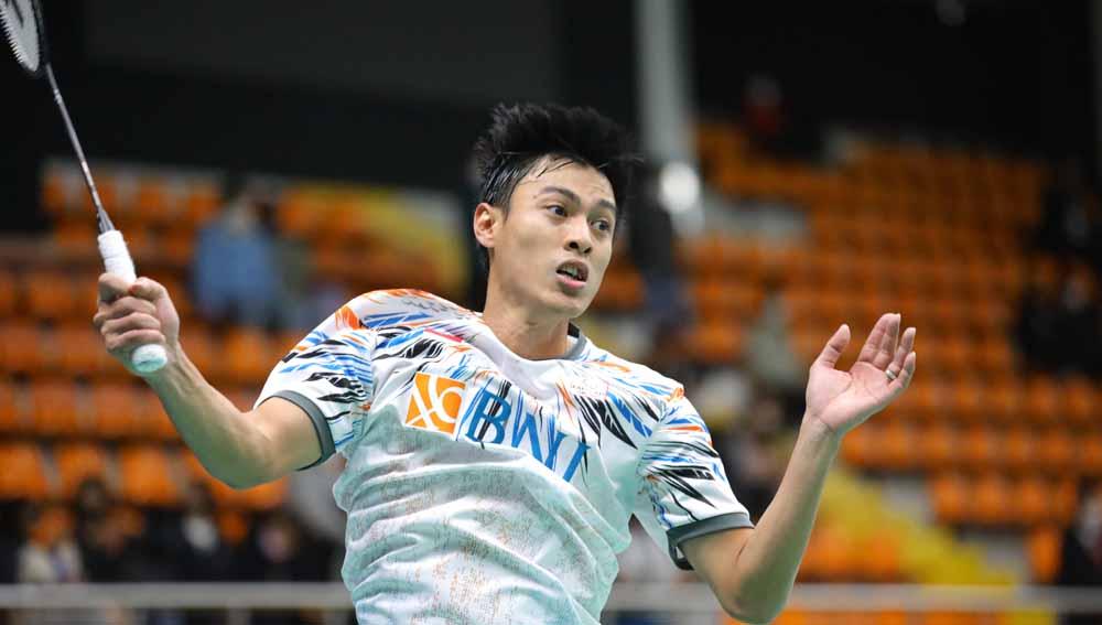 Tunggal putra Indonesia, Shesar Hiren Rhustavito di Korea Open. Foto: PBSI