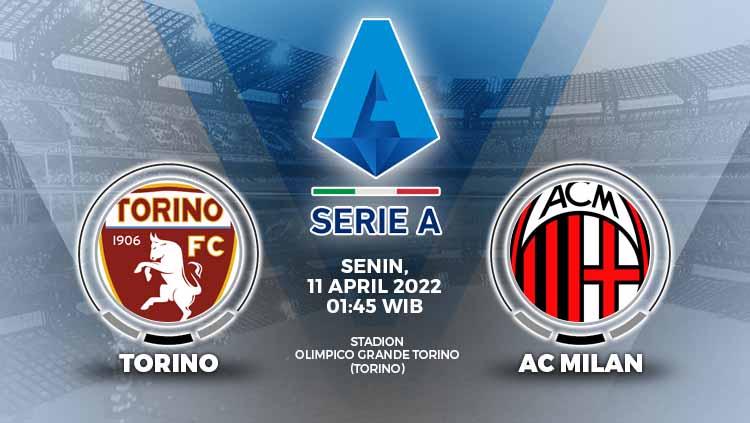 Pertandingan antara Torino vs AC Milan (Serie A Italia). - INDOSPORT