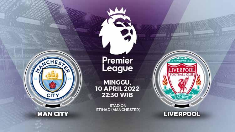 Berikut prediksi pertandingan Liga Inggris antara Manchester City vs Liverpool yang akan digelar Minggu (10/04/22) pukul 22.30 WIB. - INDOSPORT