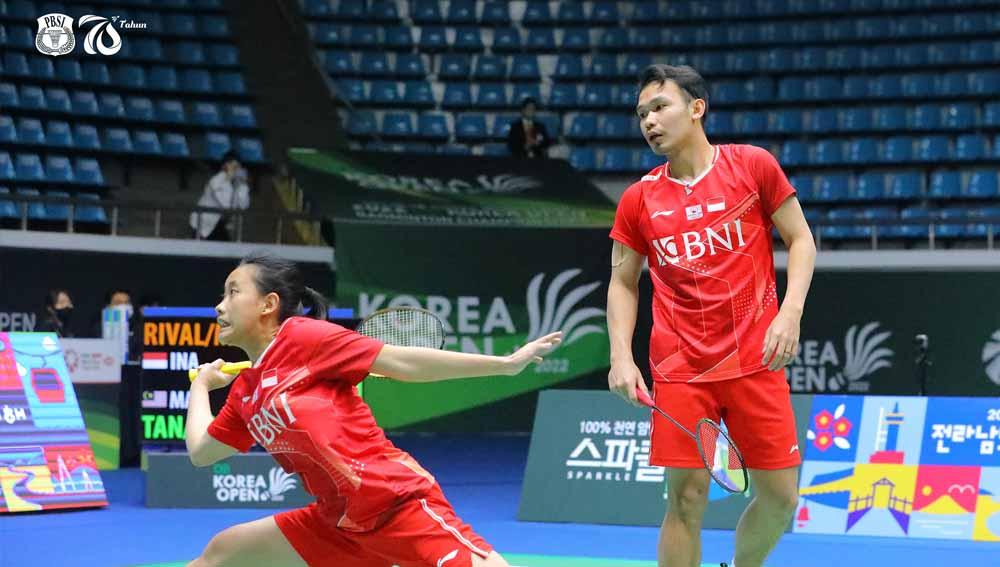 Bukan Juara, Ini Target Rinov/Pitha di Badminton Asia Championship 2022. Foto: PBSI - INDOSPORT