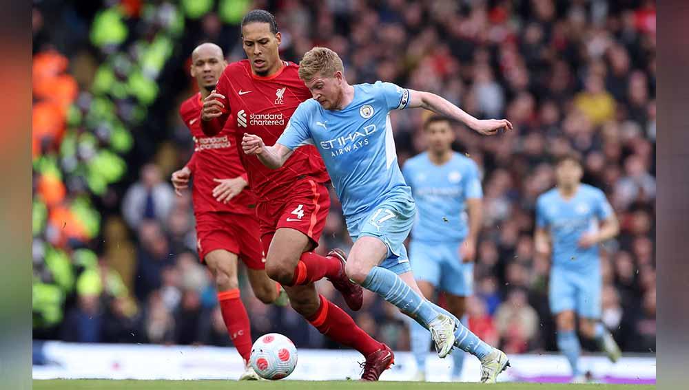Hasil Man City vs Liverpool dalam laga lanjutan Liga Inggris (Premier League) 2022-2023 di mana tuan rumah sukses pesta gol lewat kemenangan 4-1. Foto: REUTERS/Phil Noble