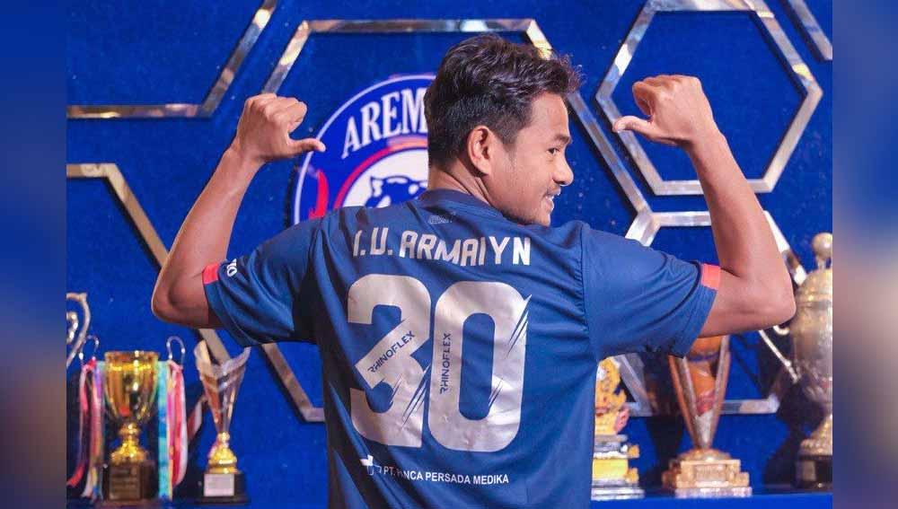 Ilham Udin Armaiyn menjadi satu pemain anyar Arema FC untuk Liga 1 musim depan. Foto: Arema FC