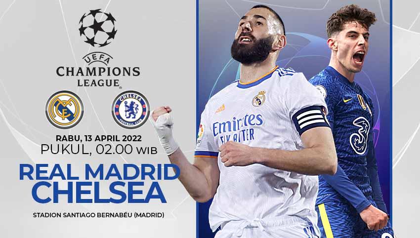 Pertandingan antara Real Madrid vs Chelsea (Liga Champions). Foto: REUTERS/Juan Medina/Matthew Childs