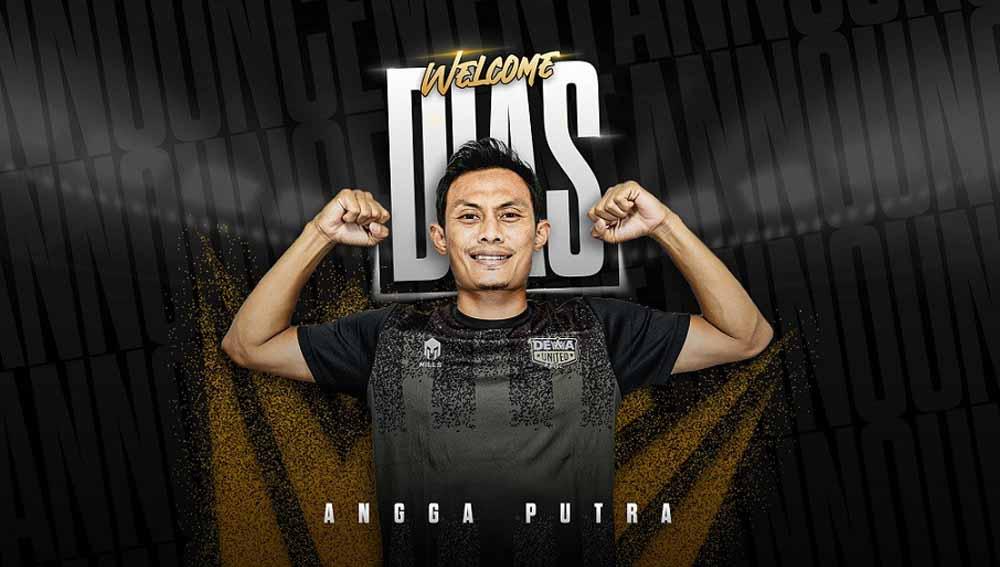 Pemain Dewa United, Dias Angga Putra. Foto: Dewa United