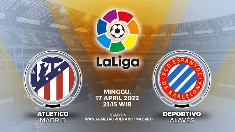 Berikut prediksi pertandingan pekan ke-32 Liga Spanyol 2021/22 antara Atletico Madrid vs Espanyol, Minggu (17/04/22) pukul 21:15 WIB. - INDOSPORT