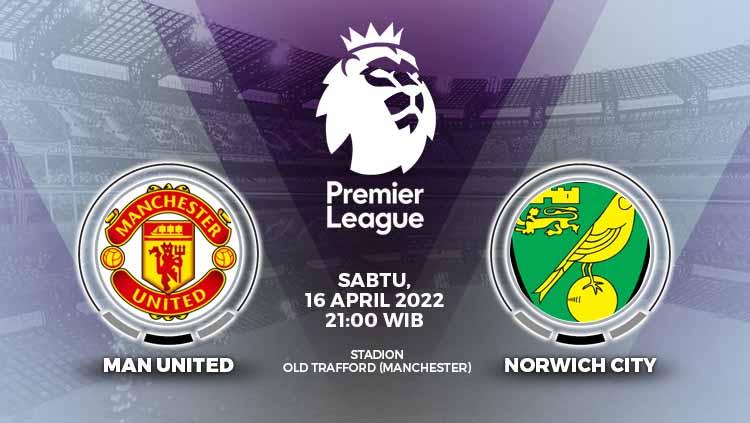 Pertandingan antara Manchester United vs Norwich City (Liga Inggris). - INDOSPORT