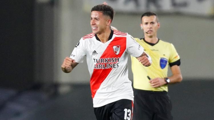 River Plate turut ketiban untung atas penjualan Enzo Fernandez dari Benfica menuju Chelsea pada bursa transfer musim dingin dengan biaya sebesar 120 juta euro. Foto: REUTERS/Agustin Marcarian.