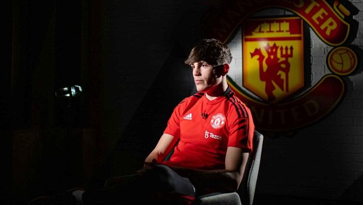 Pemain muda Manchester United, Alejandro Garnacho.