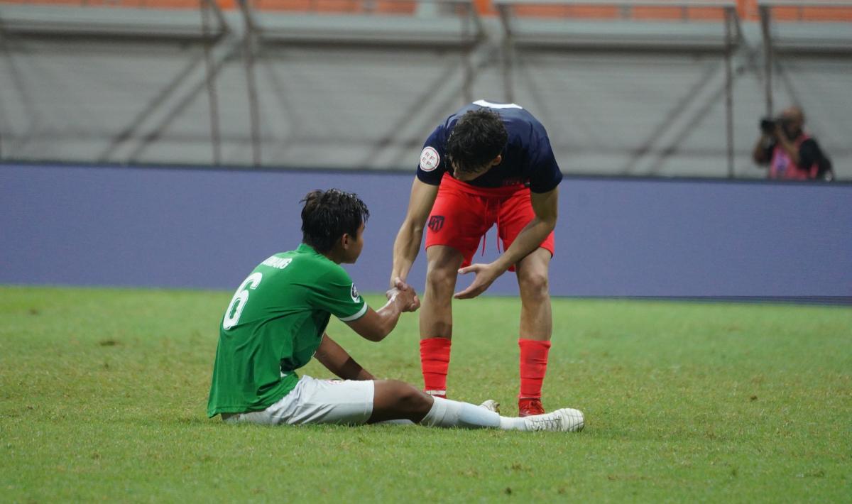 Indonesia All Star dikalahkan Atletico Madrid U-18 dengan skor 1-2 pada laga ketiga turnamen International Youth Championship (IYC) 2022 di Stadion JIS, Minggu (17/04/22). Foto: Official Photo IYC 2022