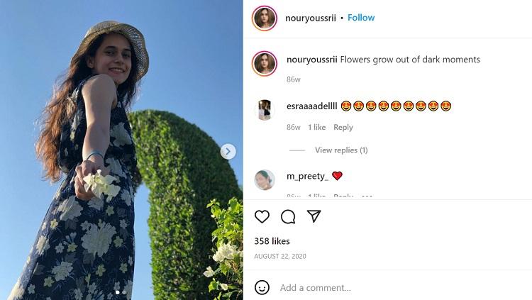 Nour Ahmed Youssri pebulutangkis wanita Mesir (Instagram @nouryoussrii)