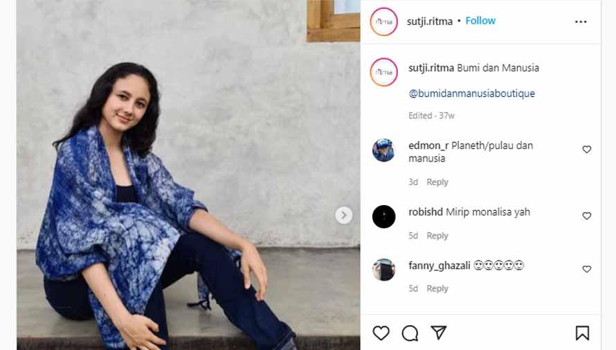 Pesenam ritmik, Sutjiati Narendra. Foto: Instagram@sutji.ritma