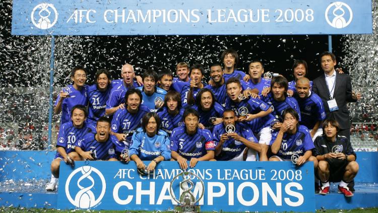 Klub Liga Jepang, Jubilo Iwata saat menjuarai Liga Champions Asia pada tahun 2008 lalu. - INDOSPORT