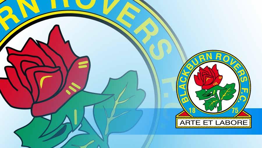 Logo klub Liga Inggris, Blackburn Rovers.