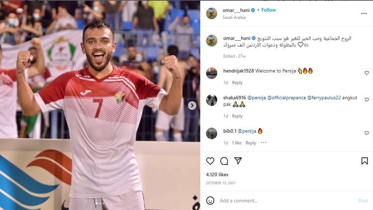 Omar Hani, mantan anak didik Thomas Doll yang dirumorkan ke Persija Jakarta (Foto: instagram@omar___hani)