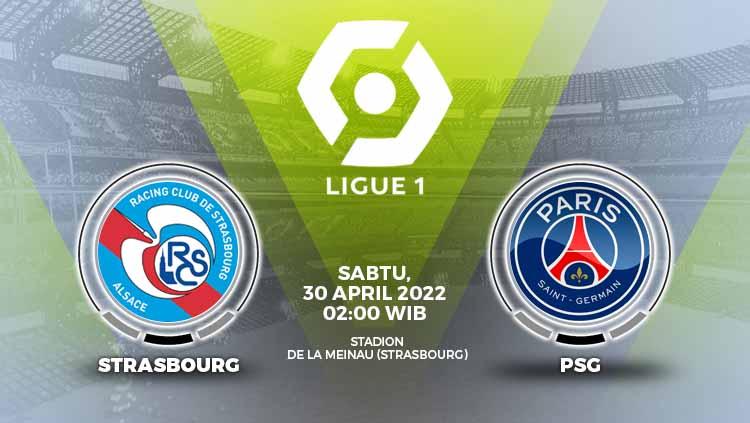 Berikut prediksi pertandingan Liga 1 Prancis yang akan mempertemukan antara tuan rumah, Strasbourg kontra Paris Saint-Germain pada Sabtu (30/04/22) mendatang. - INDOSPORT