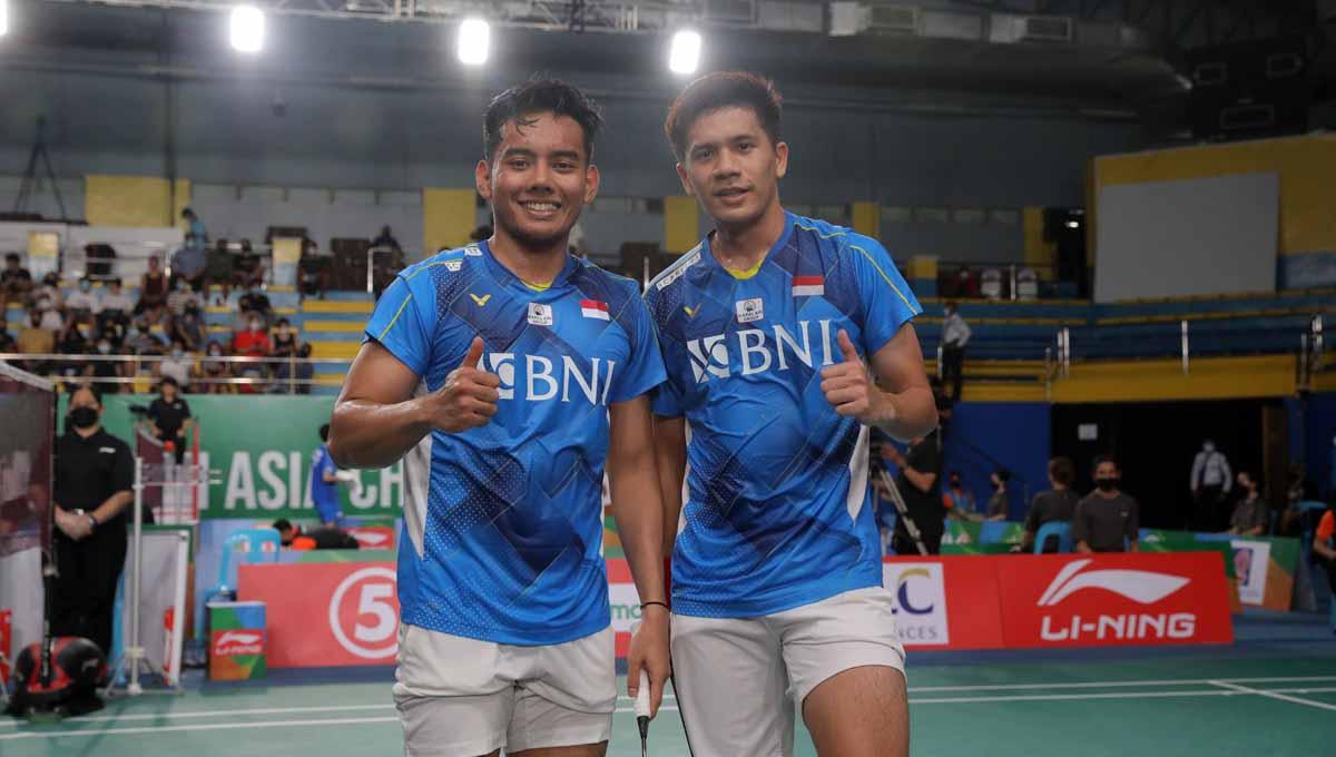 Berikut hasil final Badminton Asia Championship (BAC) 2022 Pramudya Kusumawardana/Yeremia Rambitan vs Aaron Chia/Soh Wooi Yik, di mana Pram/Yere jadi juara. - INDOSPORT