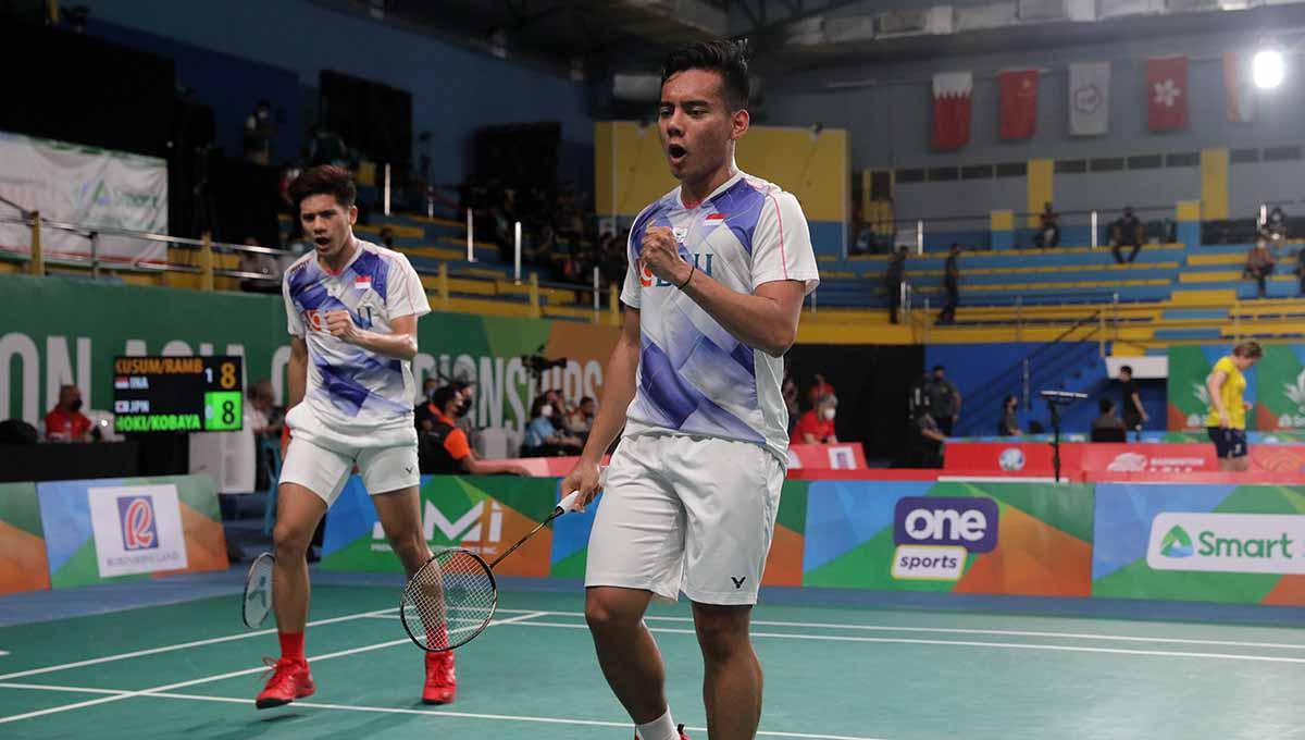 Ganda putra Indonesia yakni Pramudya Kusumawardana/Yeremia Rambitan baru saja mengukir sejarah dengan meraih gelar juara Badminton Asia Championship (BAC) 2022. Foto: PBSI - INDOSPORT