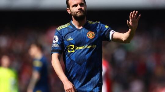 Pemain Manchester United, Juan Mata. Foto: REUTERS/David Klein.