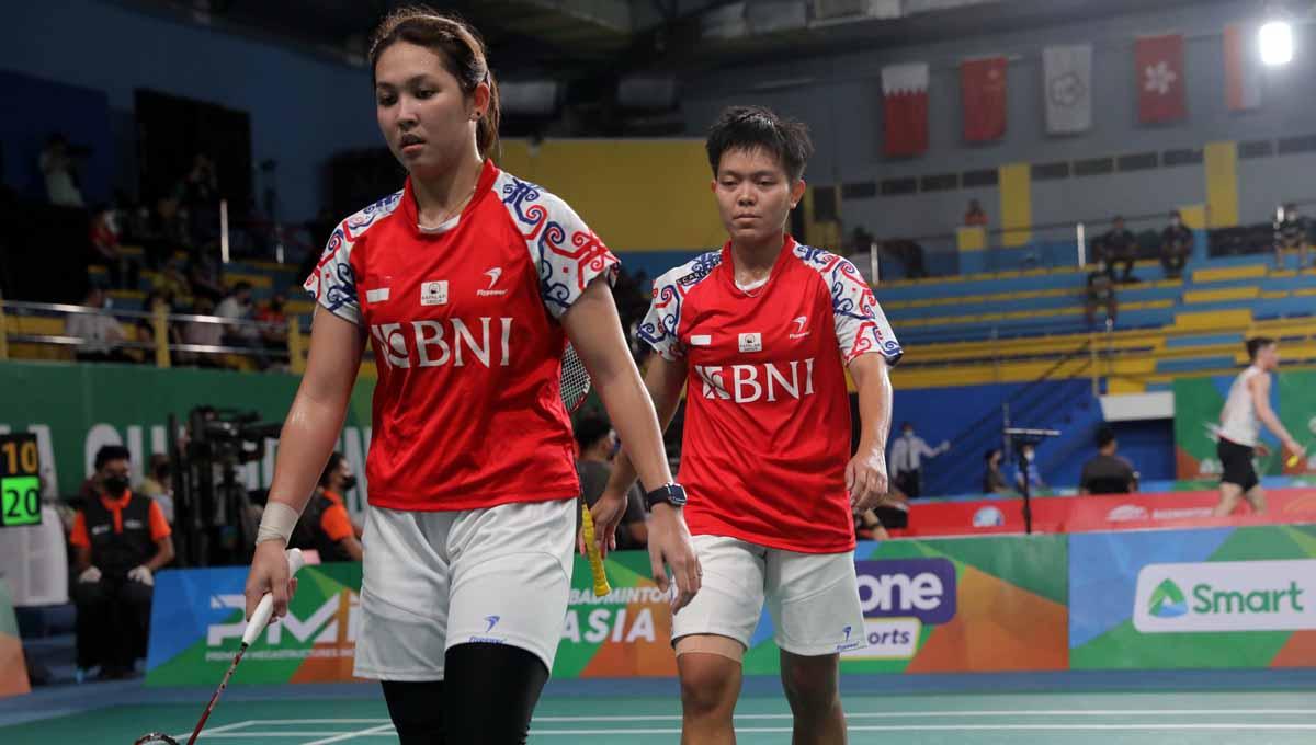 Pebulutangkis ganda putra Indonesia, Ribka Sugiarto/Siti Fadia Silva Ramadhanti di BAC 2022. Foto: PBSI