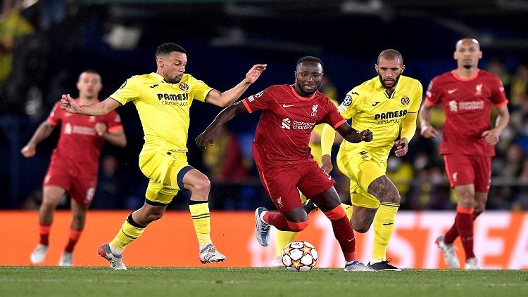 Pertandingan Villarreal v Liverpool di leg kedua semifinal Liga Champions 2021-2022. REUTERS/Pablo Morano - INDOSPORT