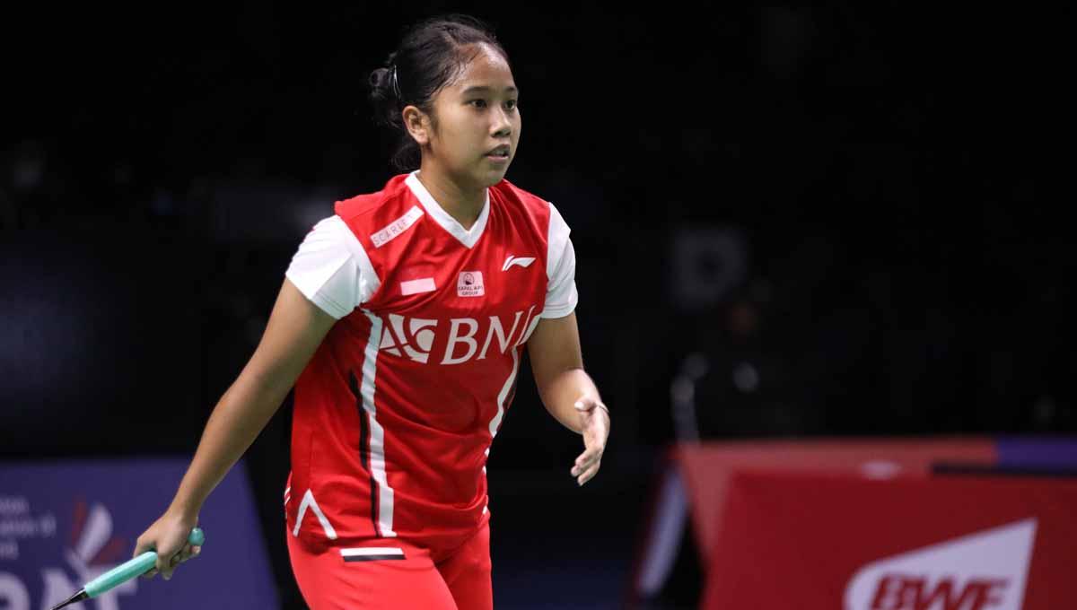 Pebulutangkis tunggal putri Indonesia, Aisyah Sativa Fatetani. Foto: PBSI