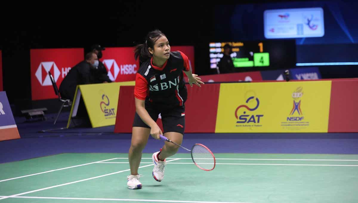 Jadwal babak 16 besar Taipei Open 2022 hari ini, Kamis (21/07/22), di mana Komang Ayu Cahya Dewi jadi satu-satunya wakil Indonesia yang bertahan. Foto: PBSI