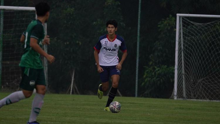 Pemain keturunan Jepang milik Rans Cilegon FC, Meru Kimura.