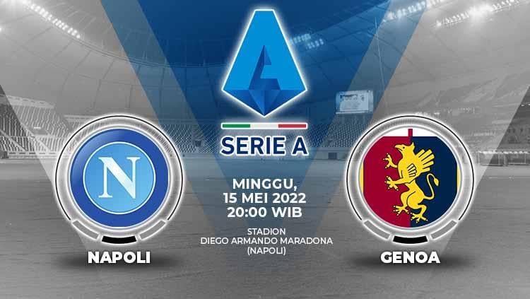 Berikut link live streaming Liga Italia pekan ke-37 mempertemukan Napoli vs Genoa di mana Partenopei berpeluang untuk bertahan di peringkat tiga besar. - INDOSPORT