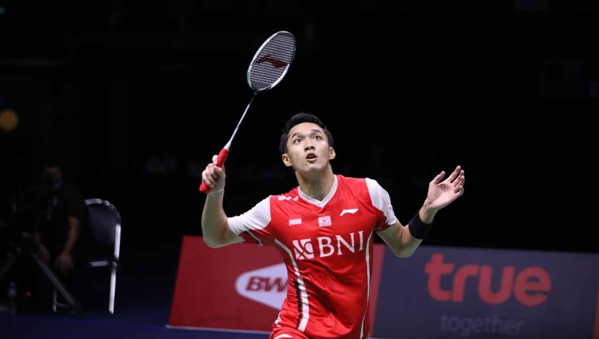 Gagal mempertahankan gelar Piala Thomas 2022, Jonatan Christie mengaku sampai kehilangan kata-kata.