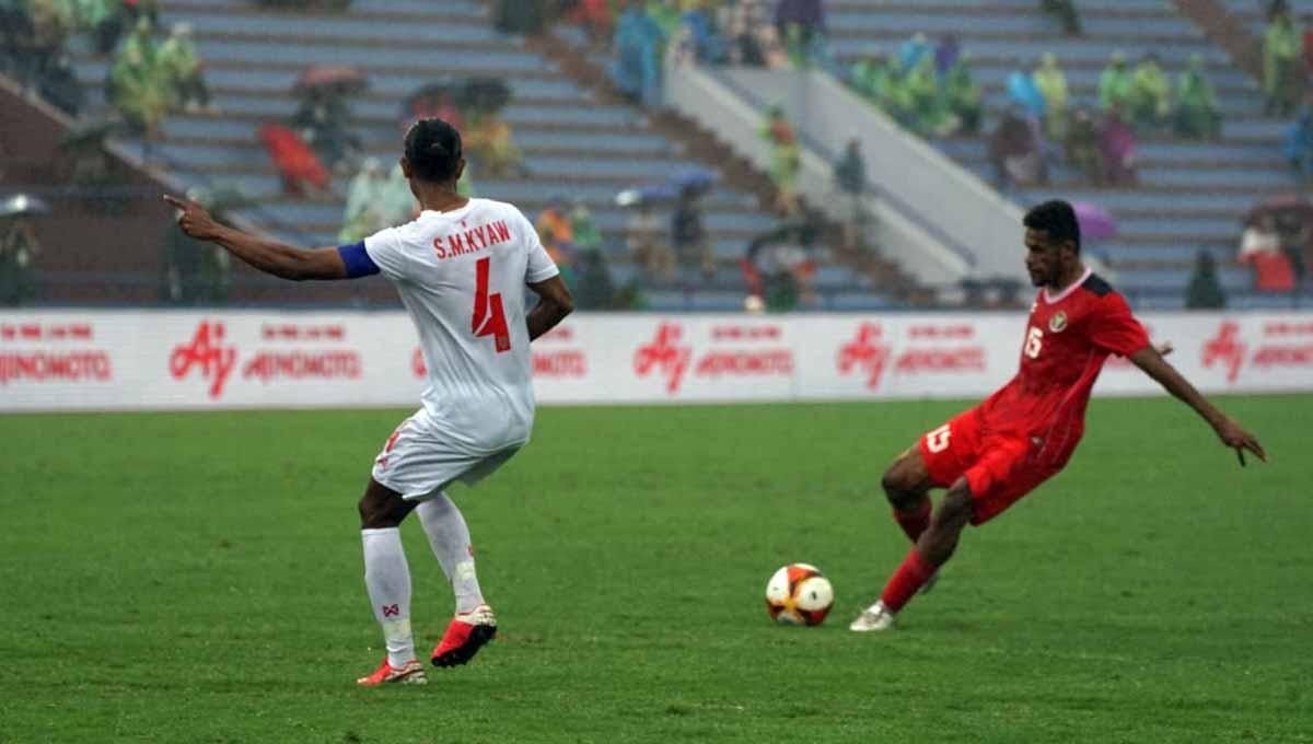 Indosport - Timnas Indonesia sukses meraih kemenangan 3-1 atas Myanmar di fase penyisihan grup A SEA Games 2021. Foto: PSSI