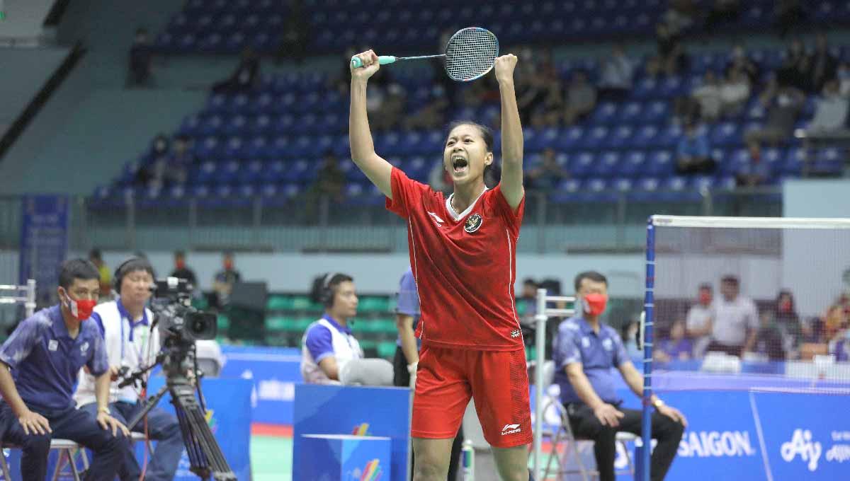 Berikut jadwal bulutangkis perorangan SEA Games 2021. Terdapat 10 wakil Indonesia berjuang pada hari ini, termasuk Gregoria Mariska dan Putri Kusuma Wardani.